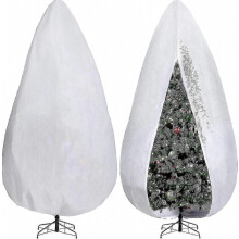 Opbergtas voor een rechtopstaande kerstboom van 2,7 x 1,2 meter - Verstelbare opberghoes voor kerstbomen - Niet-geweven KB TW