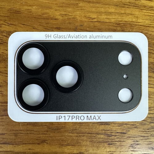 Protetor de Lente Integrado em Metal Fosco e Blindado Compatível com iPhone 17 Pro 1