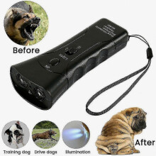 Pet Gentle Ultraschall-Antibelltrainer mit LED-Licht zur Verhaltenskorrektur und sicheren Abwehr von Hundebellen