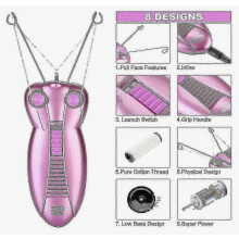 Elektrische gezichtshaarverwijderaar voor vrouwen - Epilator en draadapparaat wcpy