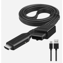 Cable convertidor HD Link para N64/SNES, compatible con HD, Plug and Play, 1080p, compatible con juegos retro.