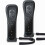 2 Pack Wii & Wii U Remote Controller with Silicone Case & Wrist Strap 1