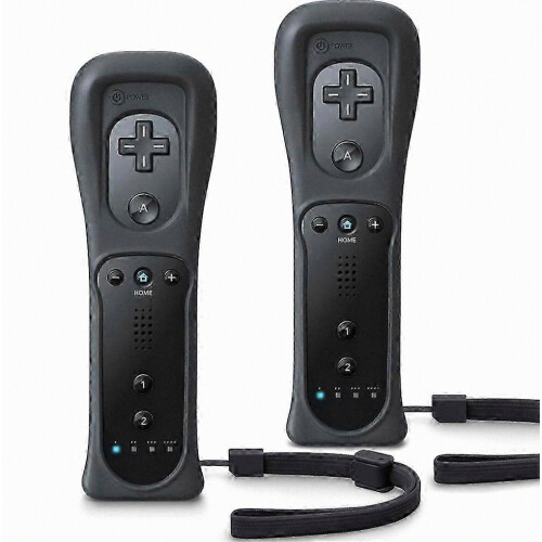 2 Pack Wii & Wii U Remote Controller with Silicone Case & Wrist Strap