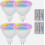 Συσκευασία 4 λαμπτήρων LED MR16 3W GU5.3 με δυνατότητα αλλαγής χρώματος, AC/DC 220V, μ 1