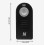 Universal IR Wireless Remote Control for  D7000 D7100 D7200 D750 D80 D90 DSLR Camera Shutter Release 3