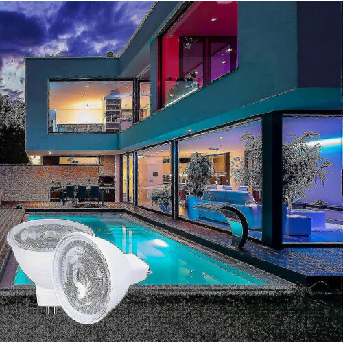Συσκευασία 4 λαμπτήρων LED MR16 3W GU5.3 με δυνατότητα αλλαγής χρώματος, AC/DC 220V, μ 2