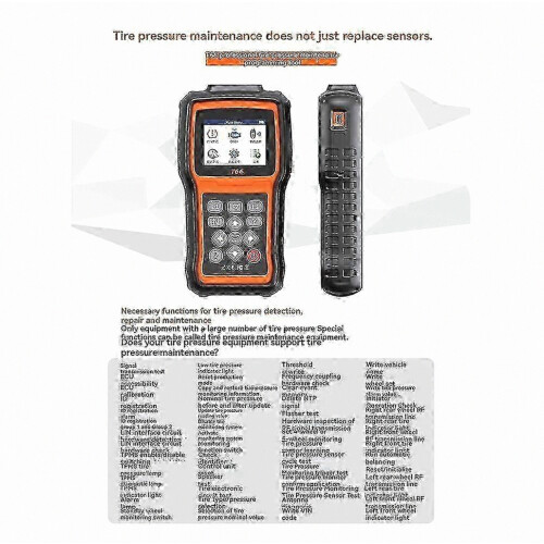 T66 Auto Tire Pressure Tool TPMS Relearn Activate Sensors Programming Car OBD2 Code Reader Diagnostic 2