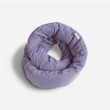 Infinity Pillow Reise-Nackenkissen Vielseitig weich 360 Stützschal Maschinenwaschbar Für Zuhause Reisen Flug Roadtrips (lila)