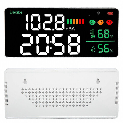 2025 New Decibel Meter 30-130dB Digital Sound Level Reader Wall Mount Noise Tester 1