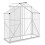 6-Pack 2.5ft Polycarbonate Walk-In Greenhouse 1