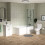 NES Home 1500mm RH L-Shaped Bath, Front Panel, Screen With 500mm Vanity & Toilet 1