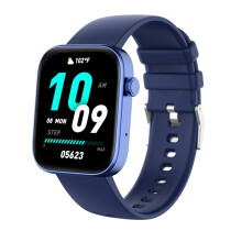 (Blue) Smartwatch Men Health Monitoring IP68 Waterproof Smart Notifications Voice Assistant Smart Watch Women