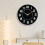 Living And Home 12-inch Battery-Powered Luminous Non-Ticking Wall Clock 1