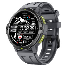 (Grey) Smartwatch Fitness Clock 3ATM Waterproof Sports Wrist Smart Watches for Man Woman Luxury