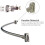 Curtain Rail Rod Chrome Curved 1
