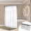 Curtain Rail Rod Chrome Curved 6