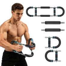 Adjustable Chest Expander Twister Arm Trainer for Men, Portable Home Gym Equipment for Chest, Shoulders & Forearms, Strength Training Fitness Gear