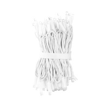 WeRChristmas PRO Series Twinkle LED String Lights, White Cable, White, 10 m