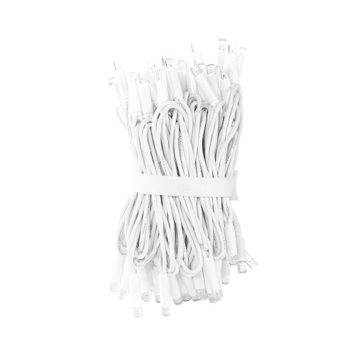 WeRChristmas PRO Series Twinkle LED String Lights, White Cable, White, 10 m