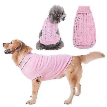 Suéter de cuello alto cálido para perros, gatos y cachorros, prenda de punto de invierno para mascotas pequeñas, medianas y grandes.
