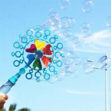 Ensemble de baguettes à bulles amusantes avec plateau, machine à grosses bulles, jeux de fête en extérieur