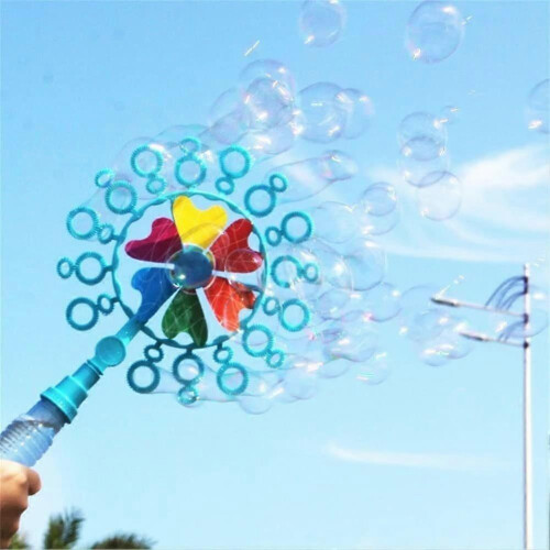 Fun Bubble Wands Set with Tray Big Bubbles Maker Outdoor Party Games