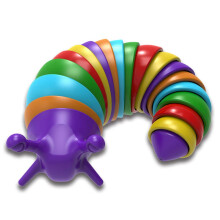 Giocattolo antistress portatile per bambini, 7,48 pollici, morbido e divertente da pizzicare con la punta delle dita, multicolore.