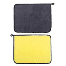 Toalla tipo bata de baño para mascotas, de microfibra, terciopelo coral, doble cara, gruesa y absorbente, para perros y gatos.