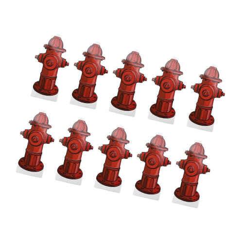 10pcs Fire Hydrant Shaped Dog Pee Pad Trainer Puppy Potty Guide 2