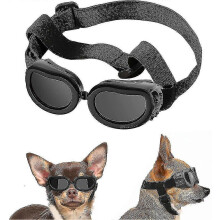 Gafas de seguridad UV para perros, resistentes al viento y antivaho.