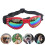 Dog Goggles UV Protection Waterproof Windproof Sunglasses Red 1
