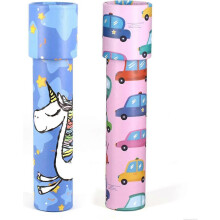 2 Pcs Classic & Magic Paper Kaleidoscopes Toy Kids Birthday Gift Ya