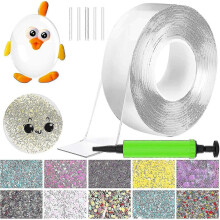 Kit de ruban à bulles nano amélioré, ruban adhésif double face, ruban élastique à bulles en plastique, nouveau
