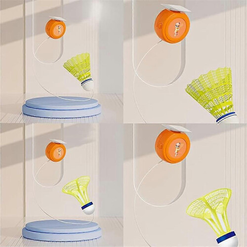 Tragbares elastisches Badminton-Rebound-Trainer-Set für das Training 1