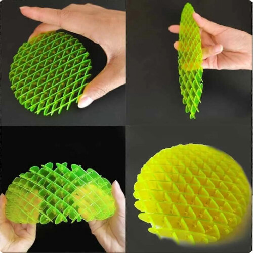 Deformed Plastic Fidget Worm Sensory Toy Decompression Small Potato Palm Pinch Random Colors 1
