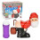 Funny Santa Automatic Fart Bubble Machine With Flashing Lights Music 1