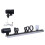 9Pcs Optical Experiment Equipment Set with Platform Black 50X8cm 1