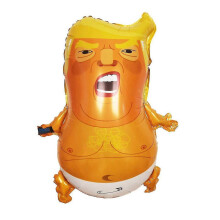 Palloncino di Trump arrabbiato da 23 pollici, palloncini galleggianti di Donald, mini giocattolo per feste.