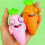 Fidget Eye-Pop Vegetable Squeeze Toy Autistic Kids Favor Practical Joke Props 3