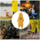 Impermeable ligero con capucha para perros de 4 patas, color amarillo. 5