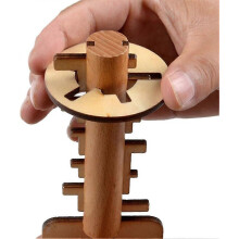 Funny Wooden Kong Ming Luban Lock Puzzle Educational Toy Set for Kids Adults