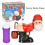 Funny Santa Automatic Fart Bubble Machine With Flashing Lights Music 3
