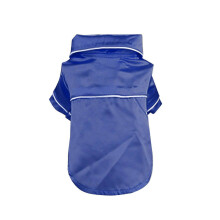 Pijama de seda satinada para perros, ropa divertida de lujo para mascotas, accesorio para fotos de bulldog francés, azul marino