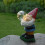Cute Solar Garden Gnome Statue Blowing Bubbles Resin Decor for Table Sofa Bookcase 1 3
