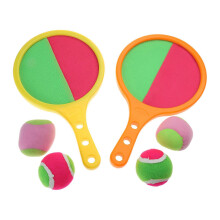 Gioco interattivo di lancio e presa con racchette e palline per sport all'aperto, regalo educativo per bambini dai 3 anni in su, multicolore.
