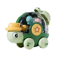 Turtles Baby Bath Toy Fountain Suction Wall for Infant Toddlers Kids Bathtub Shower Pool Multicolor