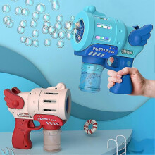 Pistolet à bulles électrique à 5 trous - Souffleur automatique pour jeux de fête en extérieur
