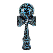 Wooden Kendama Outdoor Sports Toy for Kids and Adults Beech Wood BlackBlue