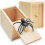 Rubber Spider Prank Wooden Box 1