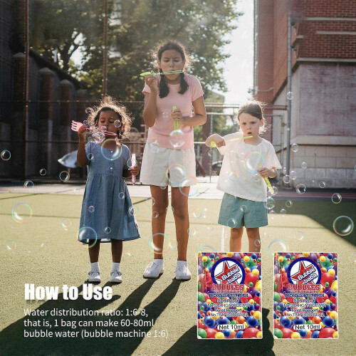 5 Pack 10ml Bubble Concentrate Refill for Bubble Machine 1